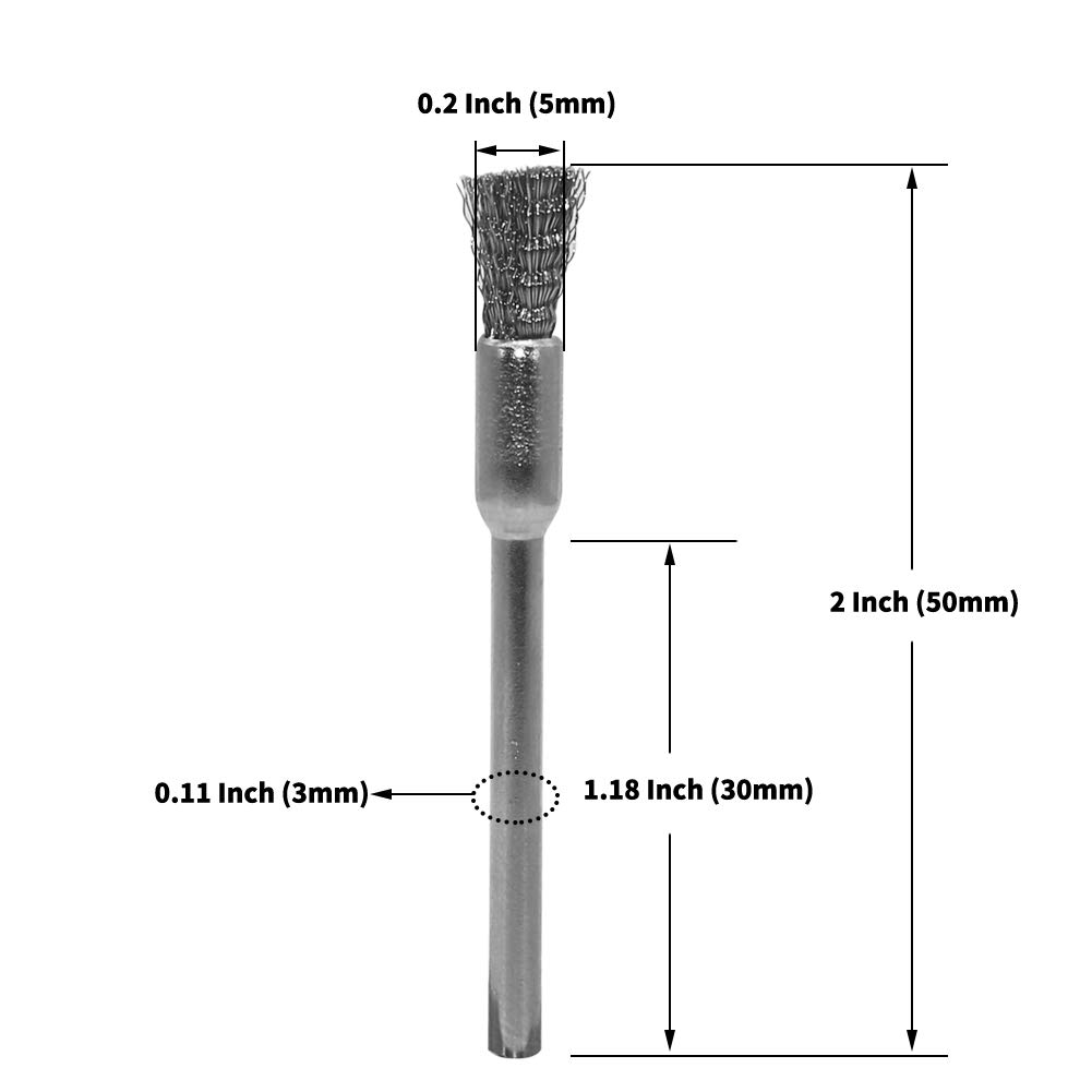 Steel Cleaning End Brushes Pen - Paint Brush review and price
