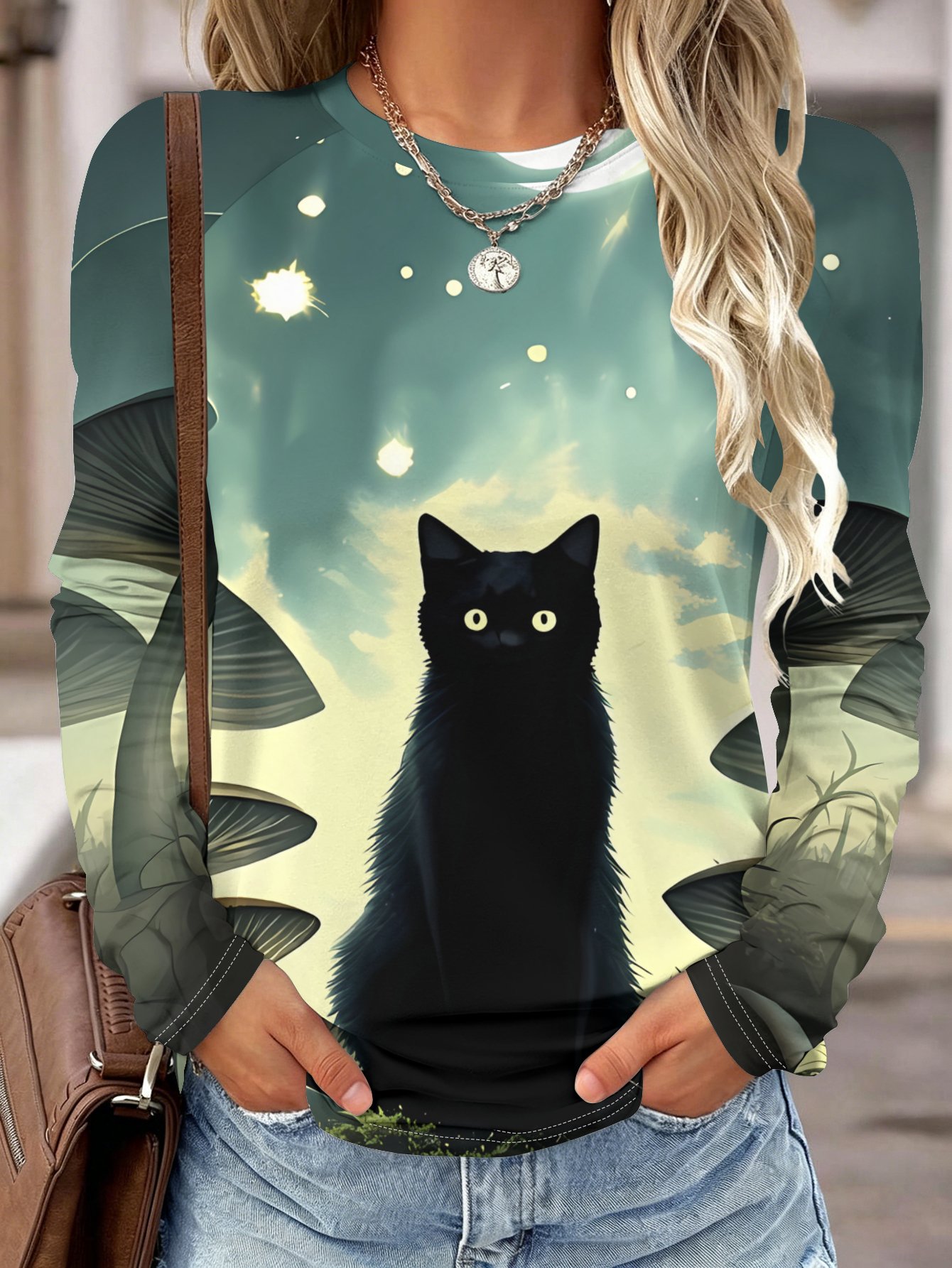 Women Long Sleeve Shirt Pocket - Wallpaper review and price