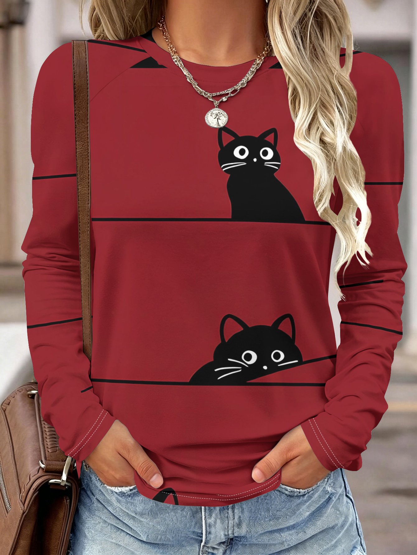 Women Long Sleeve Shirt Pocket - Wallpaper review and price