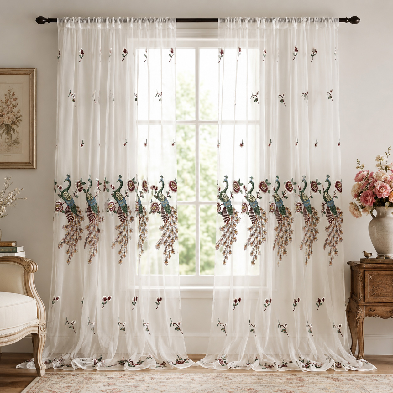 1 Piece, White Fresh Ins-Style - Curtain Rods review and price