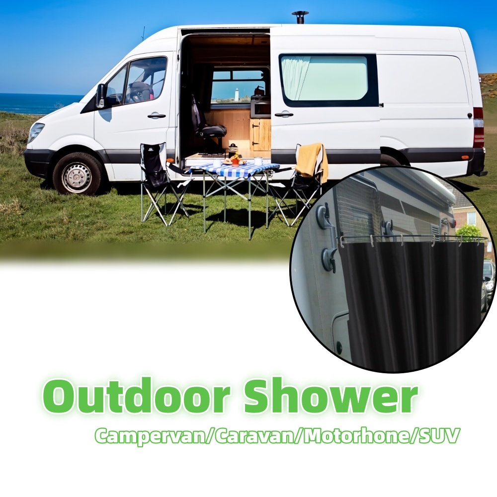 Outdoor Camping Shower Curtain - Curtain Rods review and price