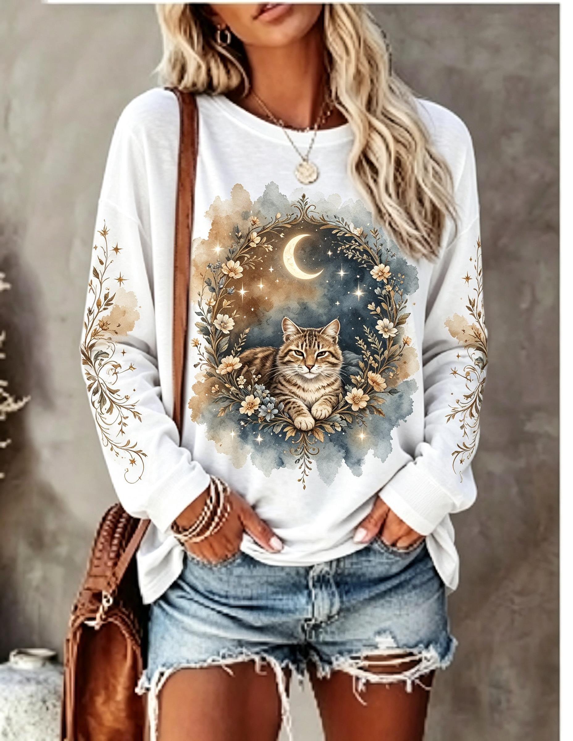 Women Long Sleeve T Shirt Howl - Wallpaper review and price