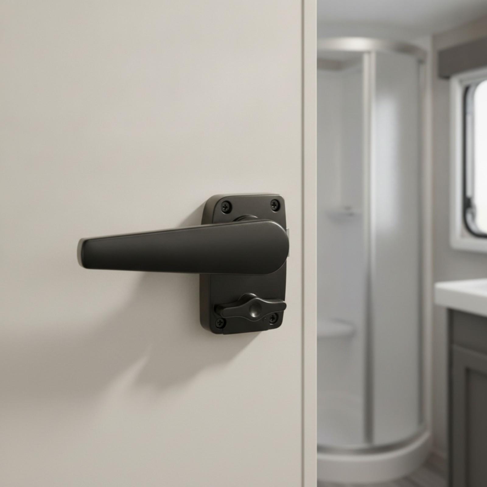 Camper Washroom Door Lock with - Door Handle review and price